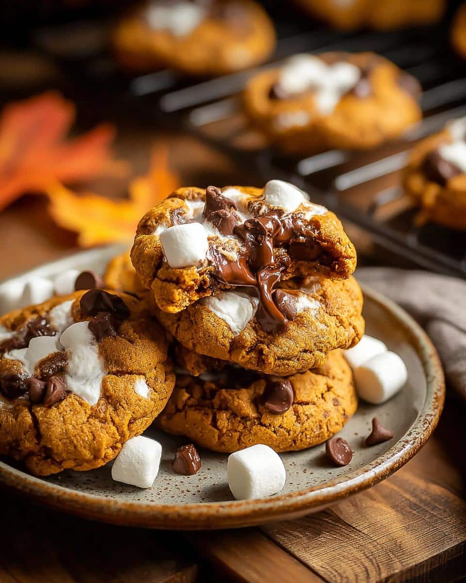Pumpkin S'mores Cookies - detail 1