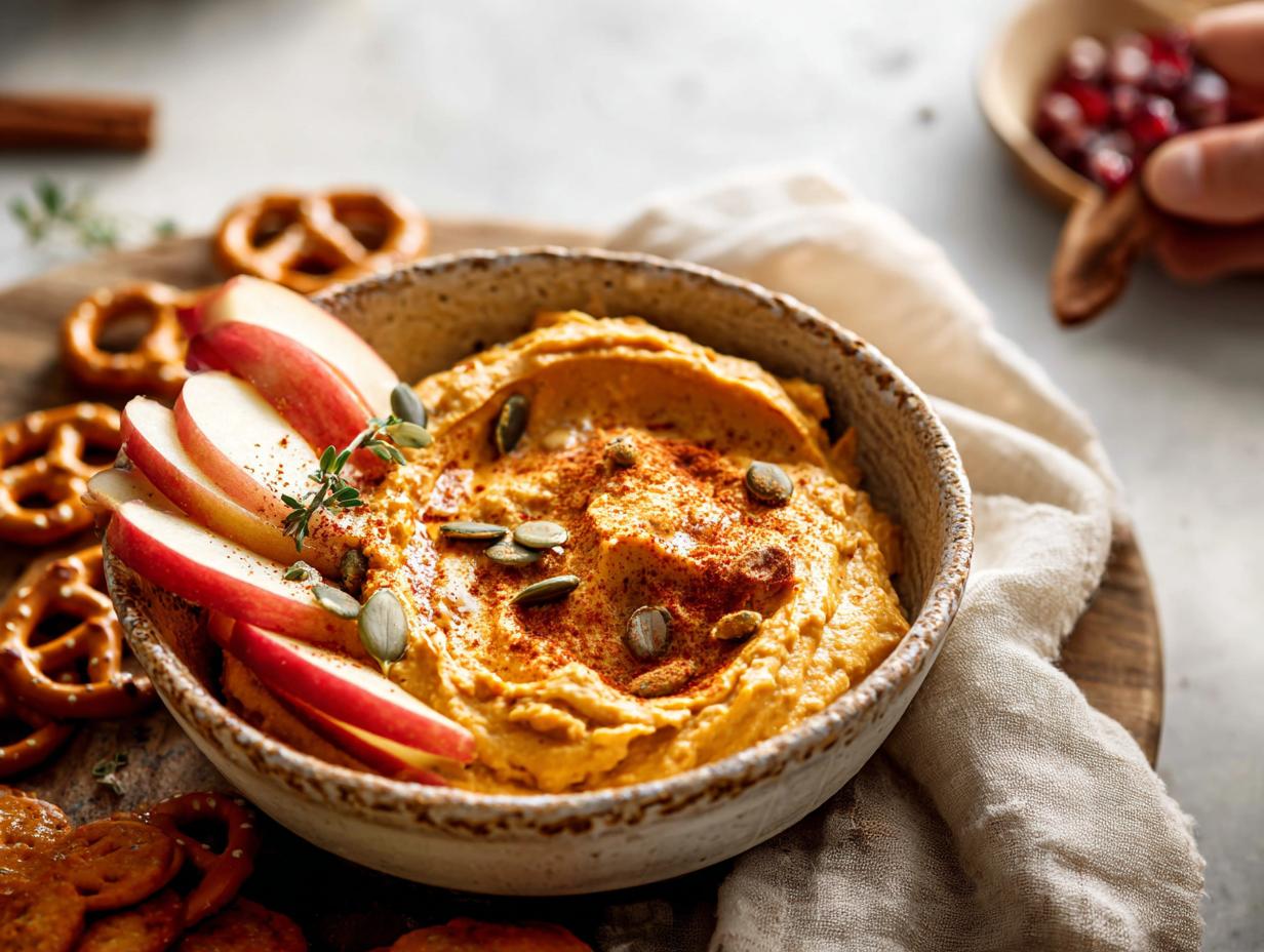 Pumpkin Spice Dessert Hummus