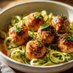 30-Minute Juicy Pumpkin Turkey Meatballs with Zucchini Noodles 4 Pumpkin Turkey Meatballs with Zucchini Noodles