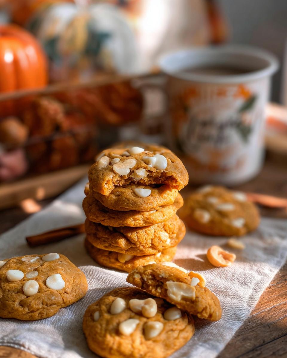 Pumpkin White Chocolate Macadamia Nut Cookies Best 5 Batch 3 Pumpkin White Chocolate Macadamia Nut Cookies - detail 1