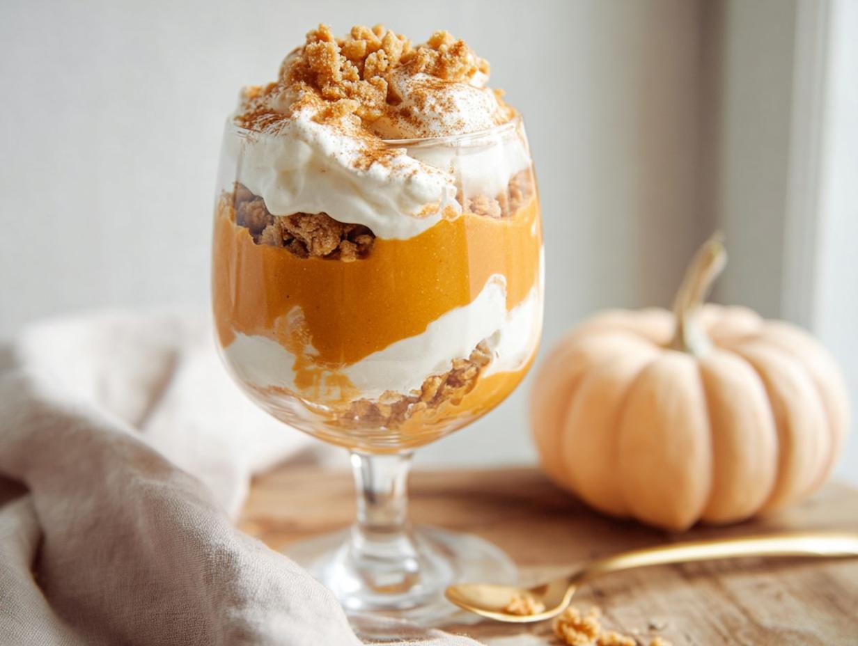 Pumpkin Yogurt Mousse Parfaits