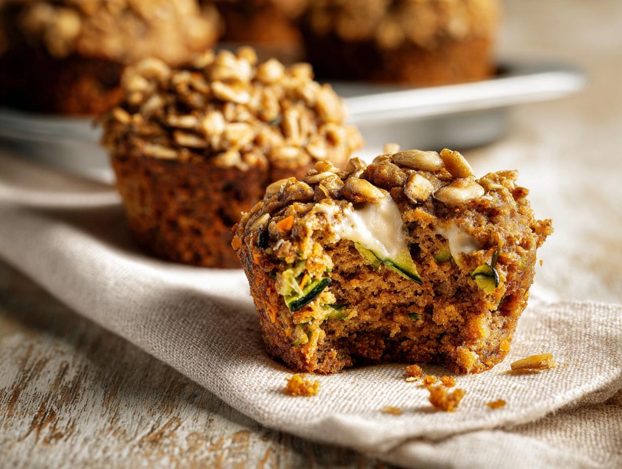 Pumpkin Zucchini Oatmeal Cups