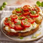 Ricotta and Tomato Sourdough Toast in 10 Min 4 Ricotta and tomato sourdough toast