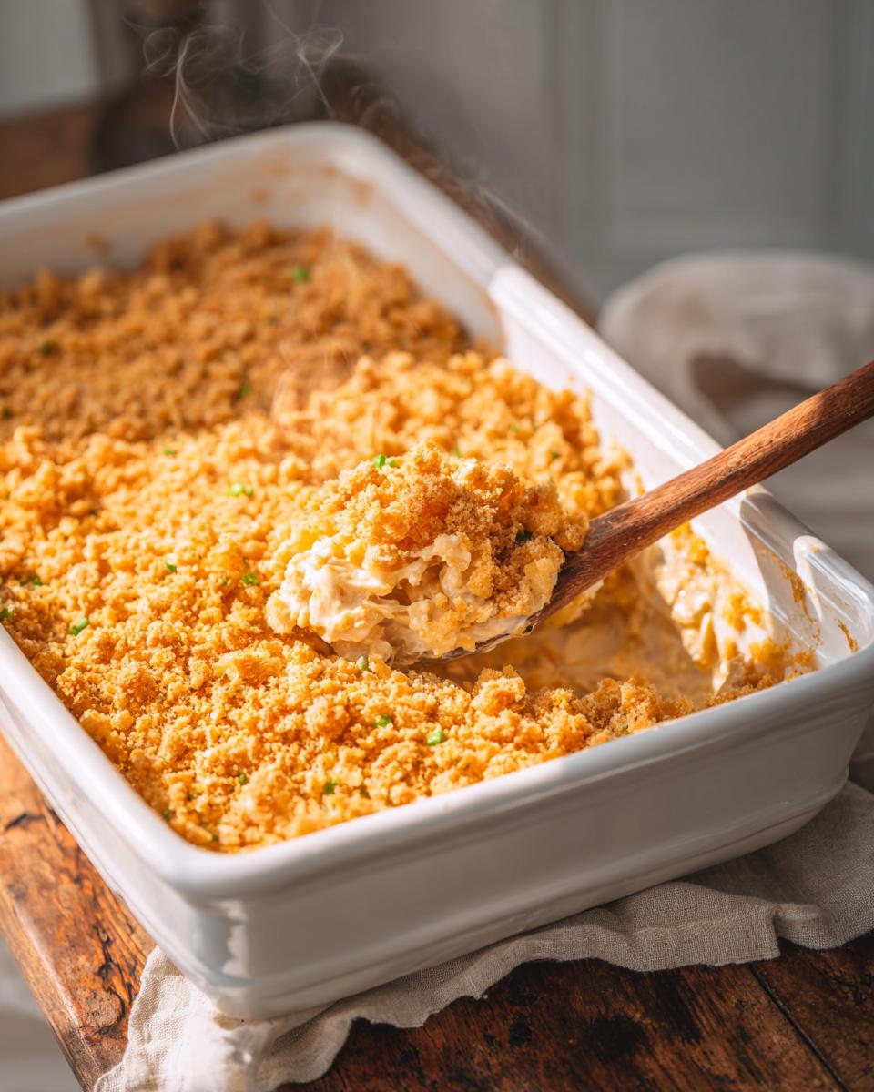 Ritz Cracker Chicken Casserole - detail 1