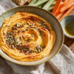 10-Minute Savory Pumpkin Hummus Fall Dip 4 Savory Pumpkin Hummus