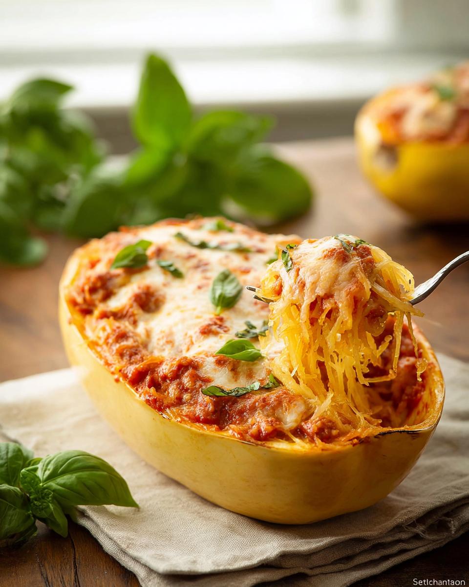 Spaghetti Squash Parmesan 1 Hour Comfort Food 3 Spaghetti Squash Parmesan - detail 1
