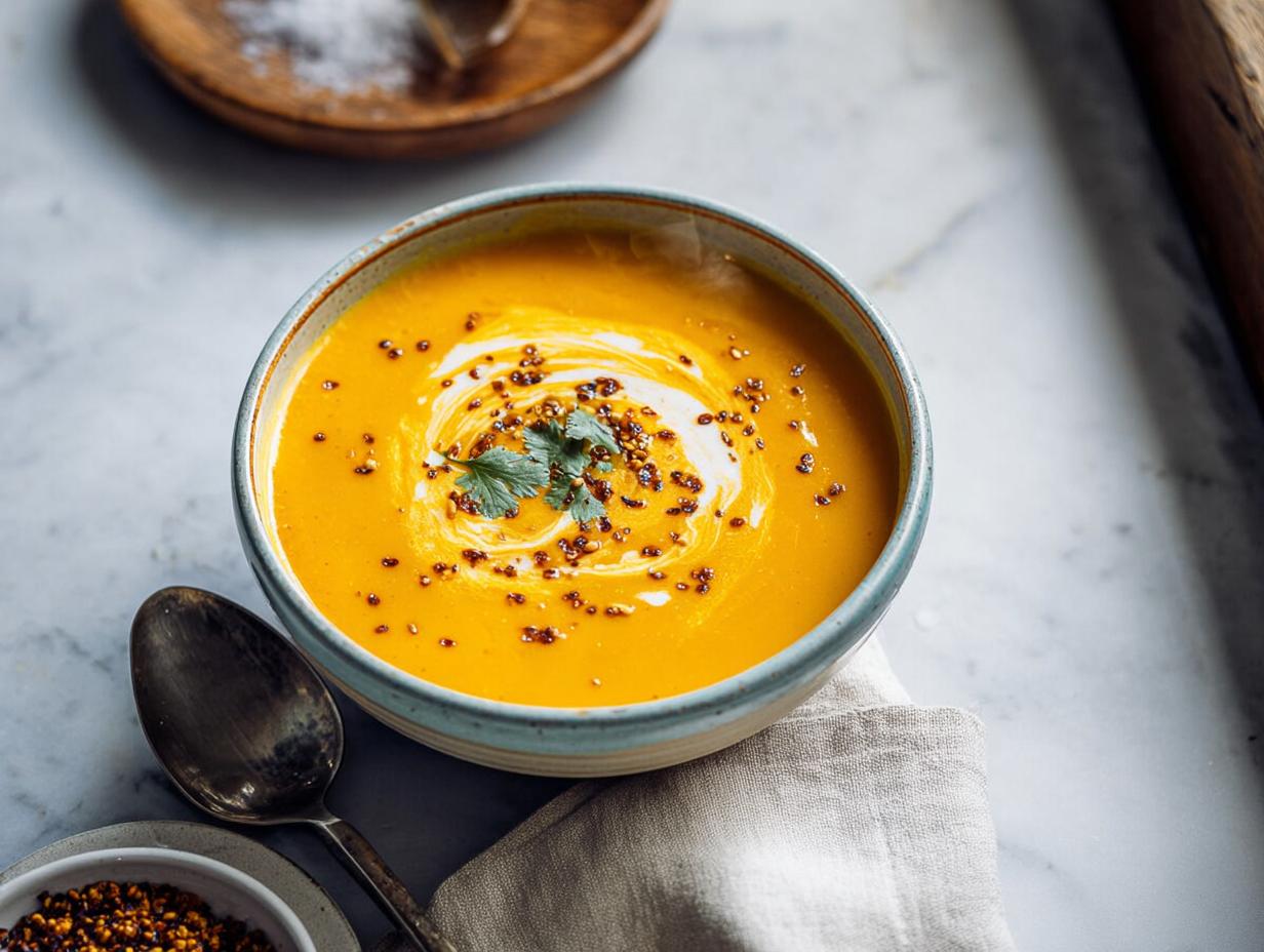 Spiced Carrot Ginger Soup