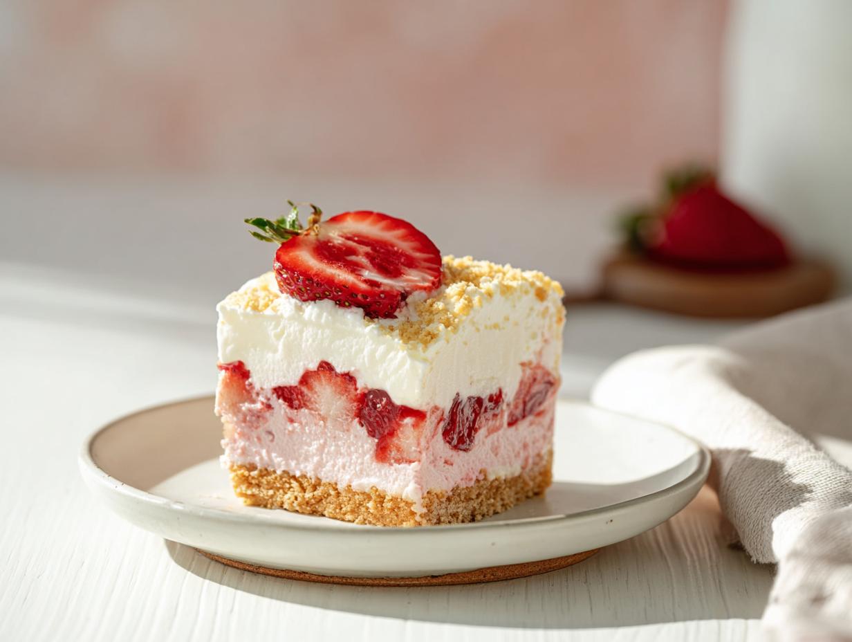 Strawberry Shortcake Ice Cream Cake
