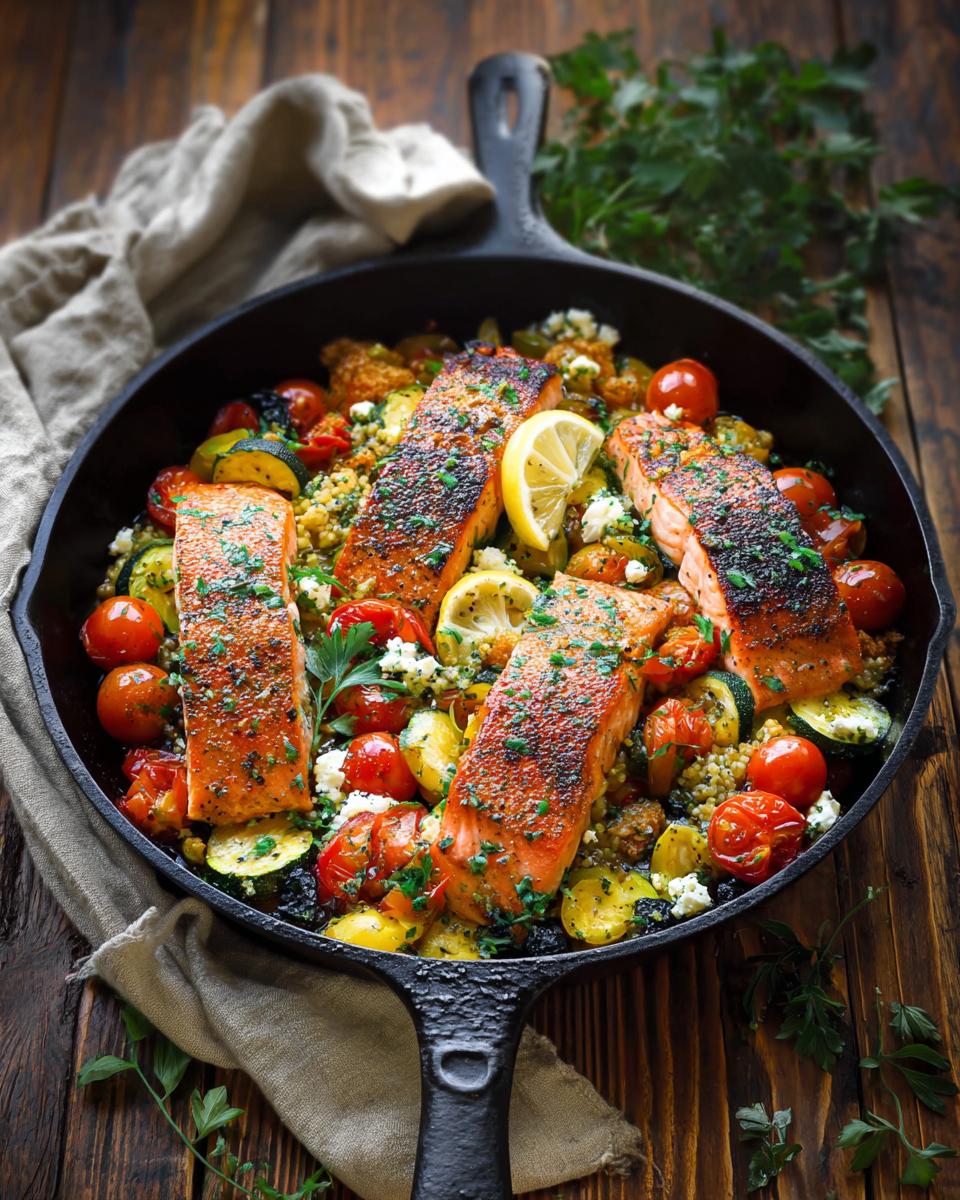 Crispy Summer Salmon Skillet in 20 Minutes 3 Summer Salmon Skillet - detail 1