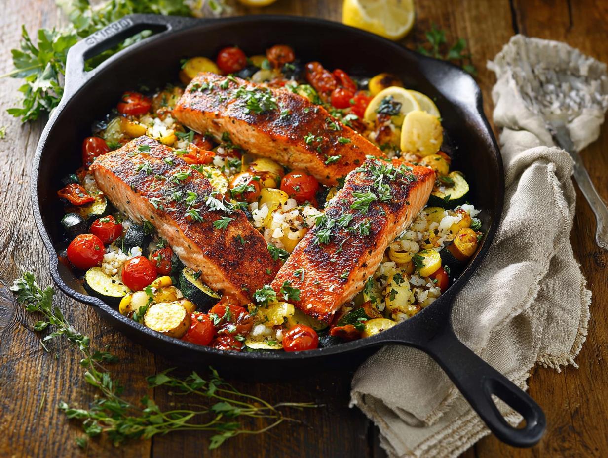 Home 13 Summer Salmon Skillet
