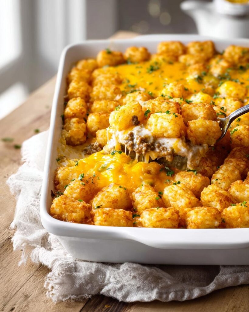 Tater Tot Casserole: 5-Ingredient Family Winner 3 Tater Tot Casserole