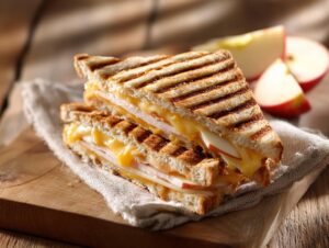 Home 6 Turkey Apple and Cheddar Panini