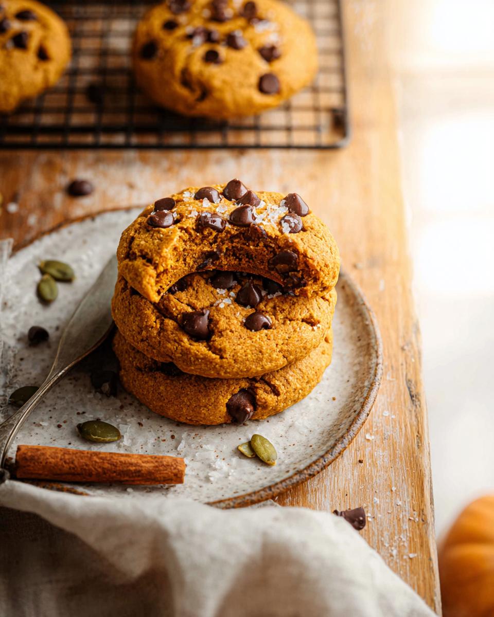 The Best Vegan Pumpkin Chocolate Chip Cookies 3 Vegan Pumpkin Chocolate Chip Cookies - detail 1
