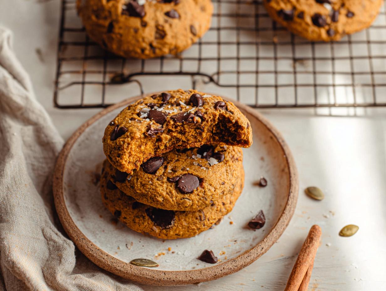 Home 17 Vegan Pumpkin Chocolate Chip Cookies