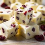 Perfect 10-Minute Prep White Chocolate Cranberry Fudge 4 White Chocolate Cranberry Fudge