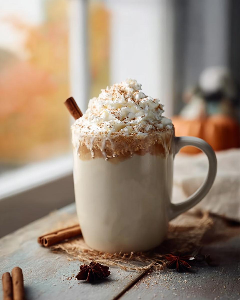 10-Minute White Chocolate Pumpkin Spice Latte 3 White Chocolate Pumpkin Spice Latte - detail 1