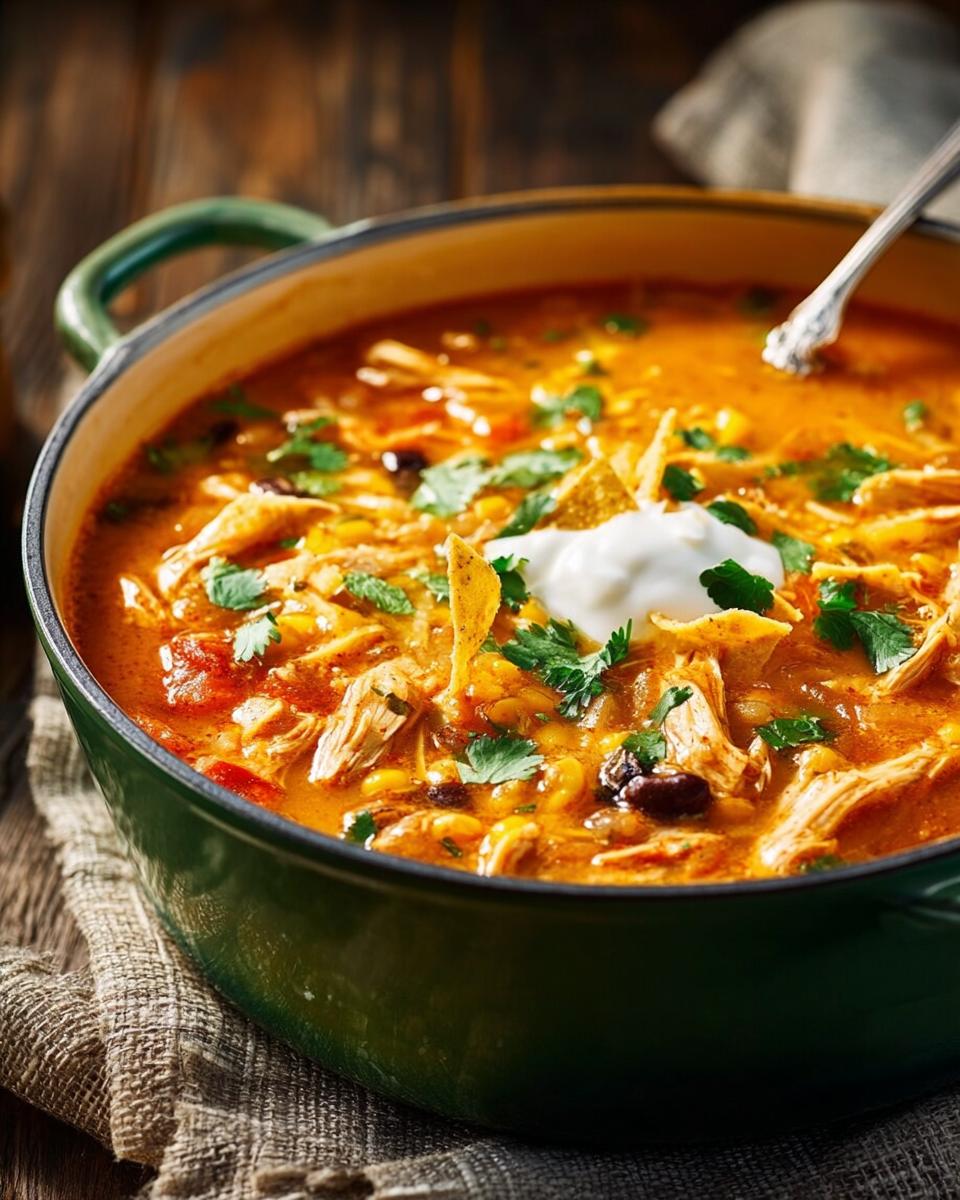 Chicken Enchilada Soup: 45-Minute Bold Comfort 3 chicken enchilada soup - detail 1