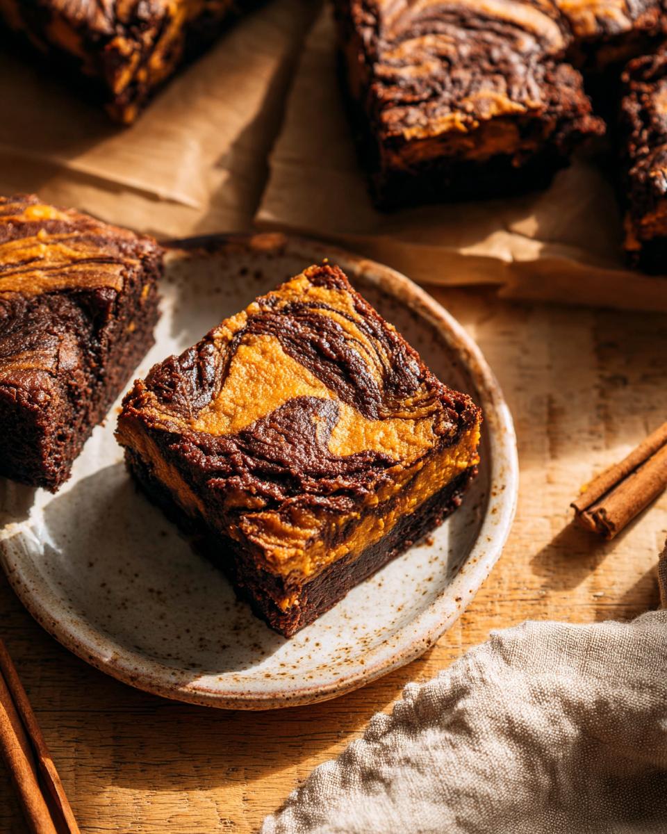 The 3 Secret Tips for Perfect Chocolate Pumpkin Brownies 3 chocolate Pumpkin Brownies - detail 1