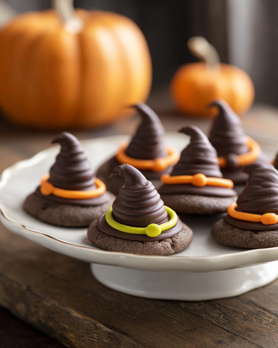 15 Min Witch Hat Cookies for a Spooky Treat 3 witch hat cookies - detail 1