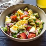 workout egg avocado salad