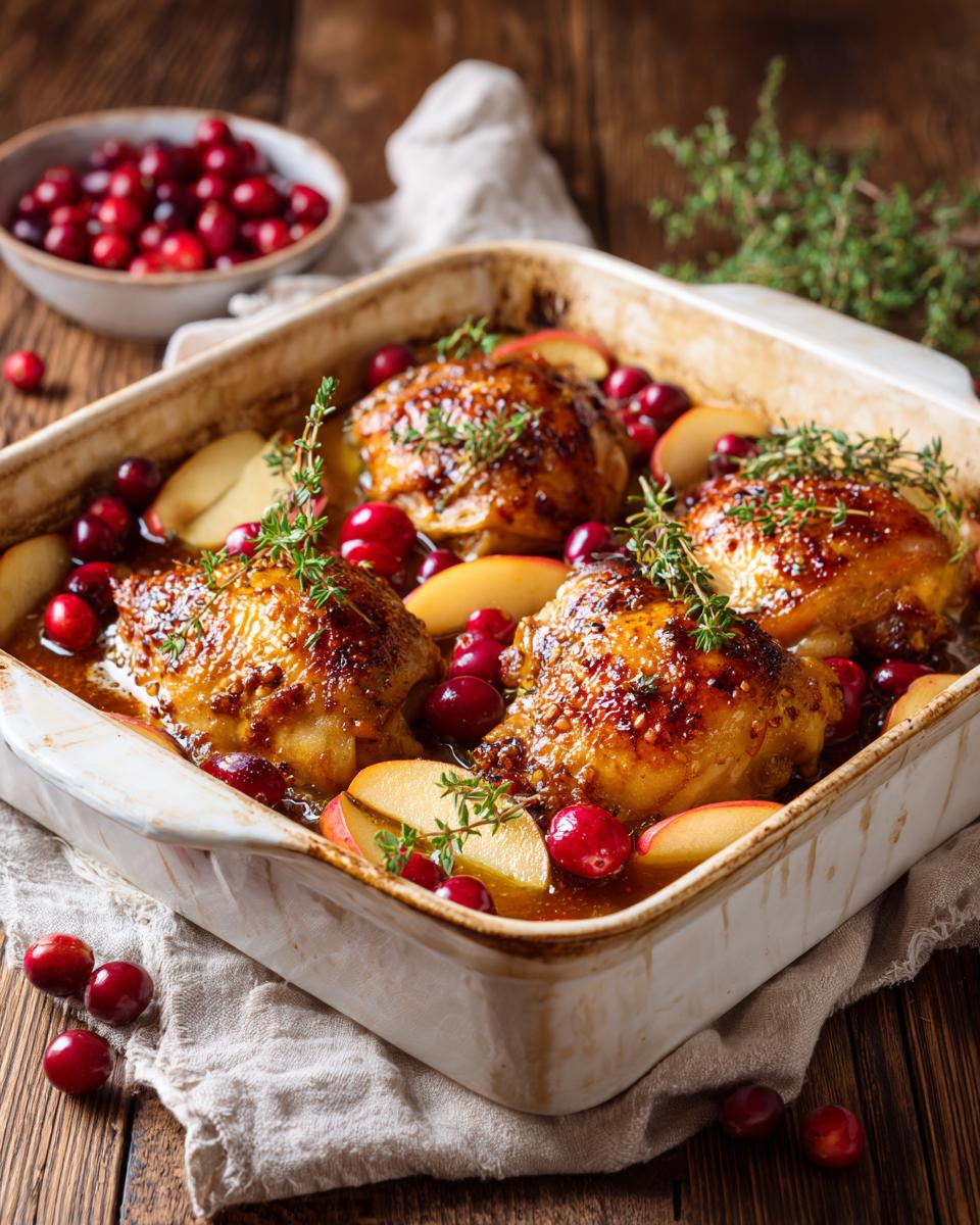Apple & Cranberry Roasted Chicken 10-Min Magic 3 Apple & Cranberry Roasted Chicken - detail 1