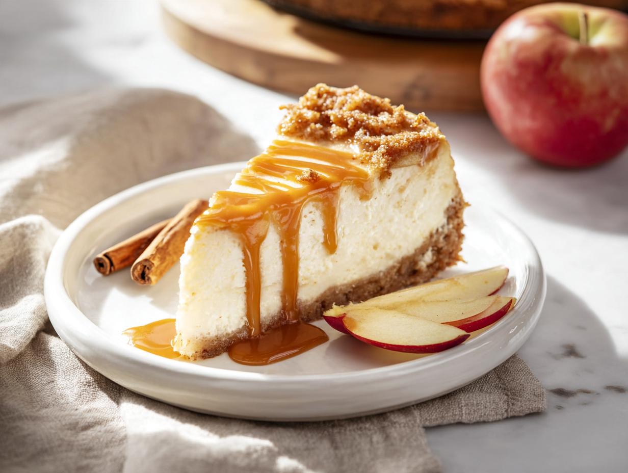 Caramel Apple Cheesecake