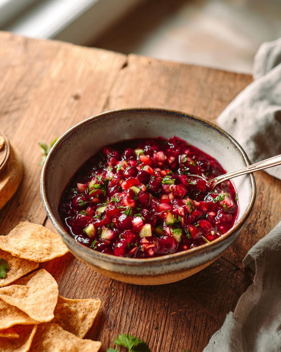 Cranberry-Apple Jalapeño Salsa: Best 15-Min Festive Recipe 3 Cranberry-Apple Jalapeño Salsa - detail 1