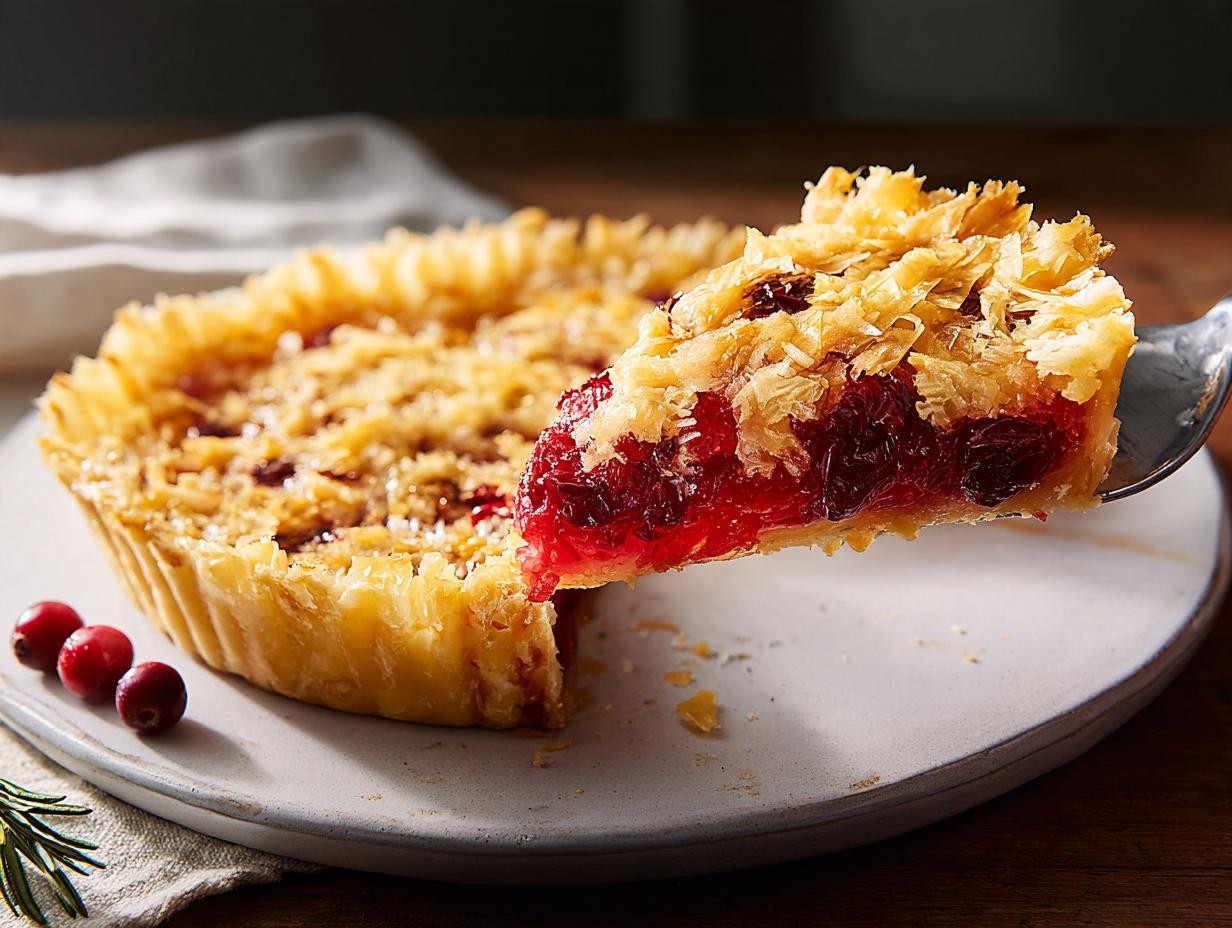 Home 15 Cranberry Crinkle Tart