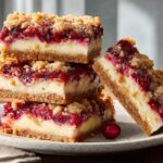 Cranberry Crumble Cheesecake Bars: 20-Minute Bliss 2 Cranberry Crumble Cheesecake Bars