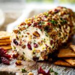 Cranberry Walnut Cheese Log