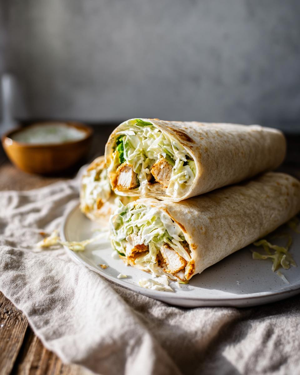 Crispy Cabbage Caesar Chicken Wraps in 18 Minutes 3 Crispy Cabbage Caesar Chicken Wraps - detail 1