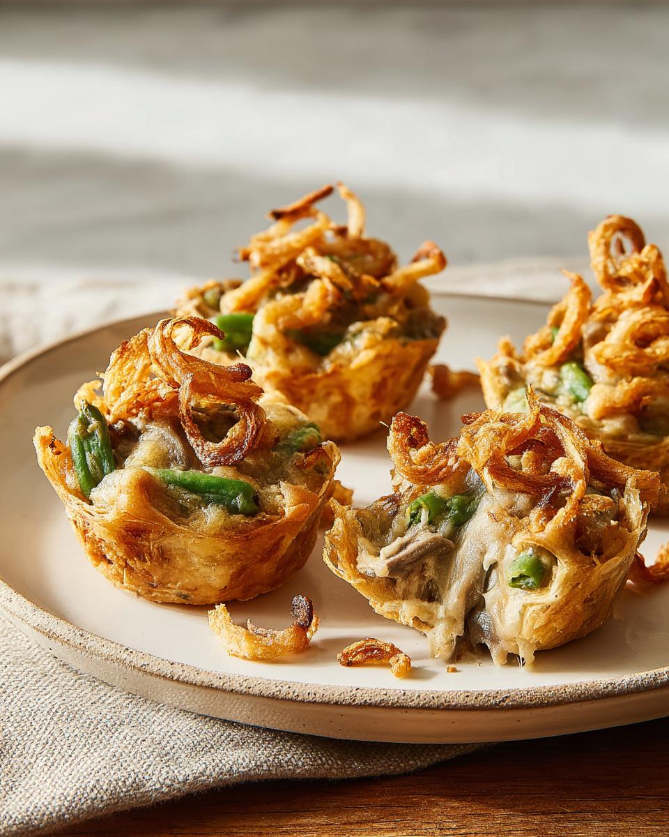 Green Bean Casserole Bites - detail 1