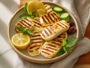 Home 7 Grilled Halloumi
