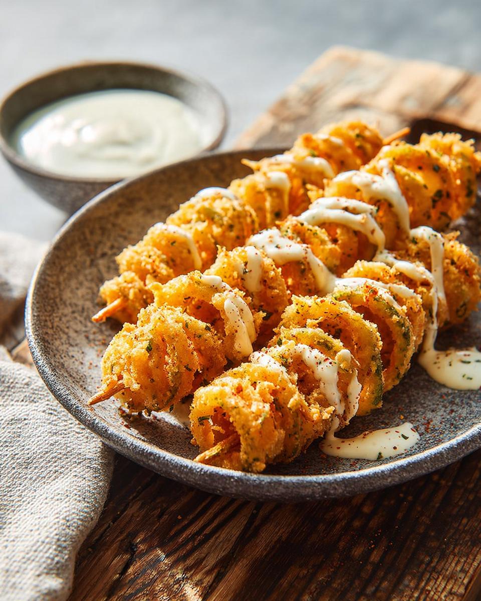 Hot Fried Pickle Spirals: 15-Min Irresistible Crunch 3 Hot Fried Pickle Spirals - detail 1