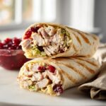 10 Easy Leftover Turkey Caesar Wraps with Cranberry Dressing 4 Leftover Turkey Caesar Wraps with Cranberry Dressing