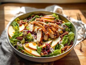 Home 10 Maple Apple Chicken Salad with Toasted Pecans