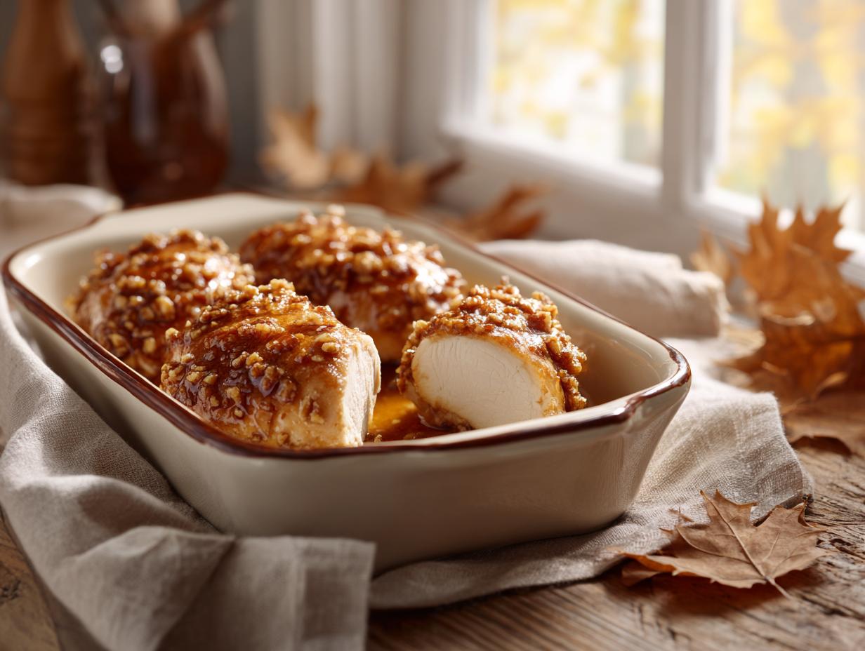 Maple Pecan-Crusted Chicken