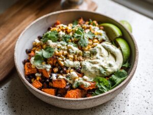 Home 5 Mexican Street Corn Sweet Potato Bowl