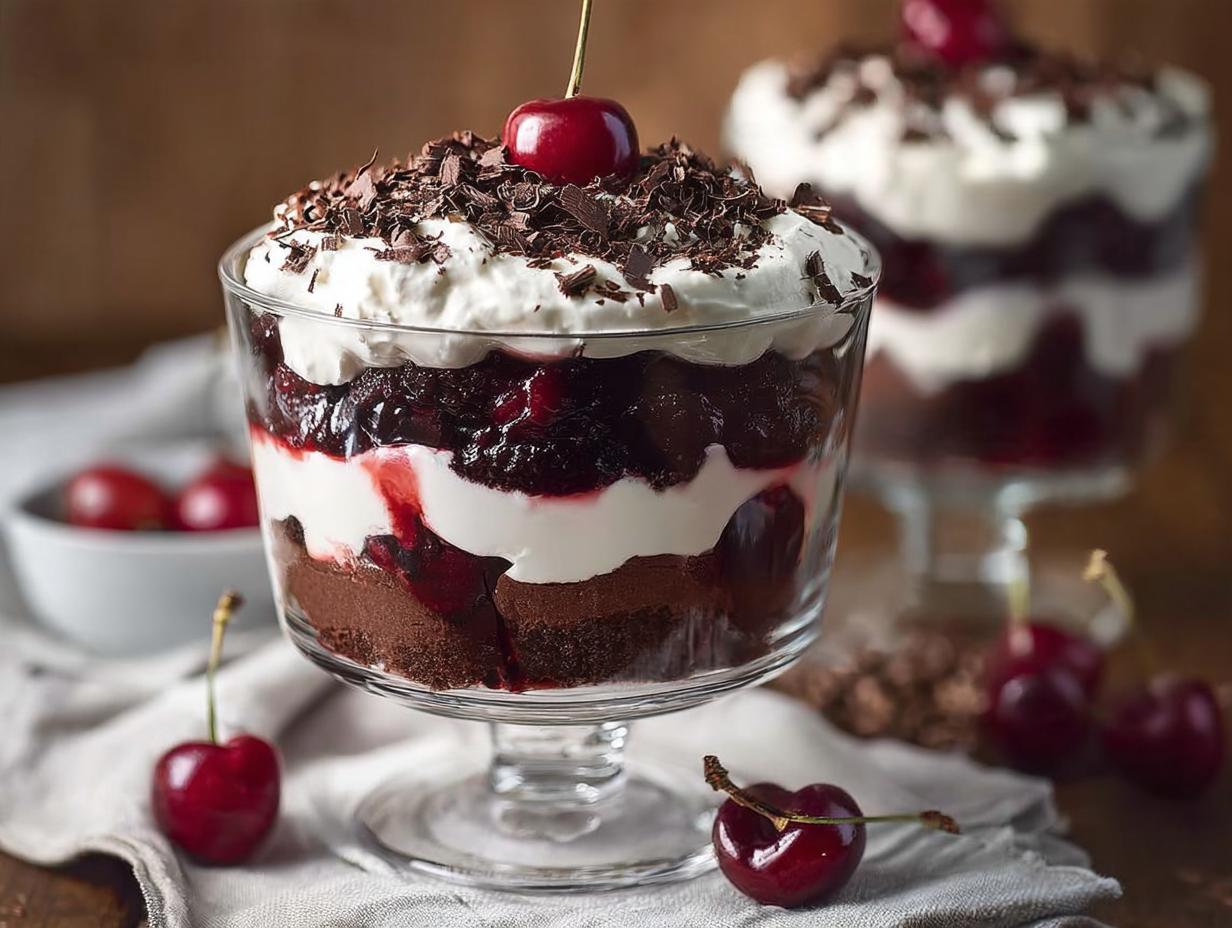 Mini Black Forest Trifles