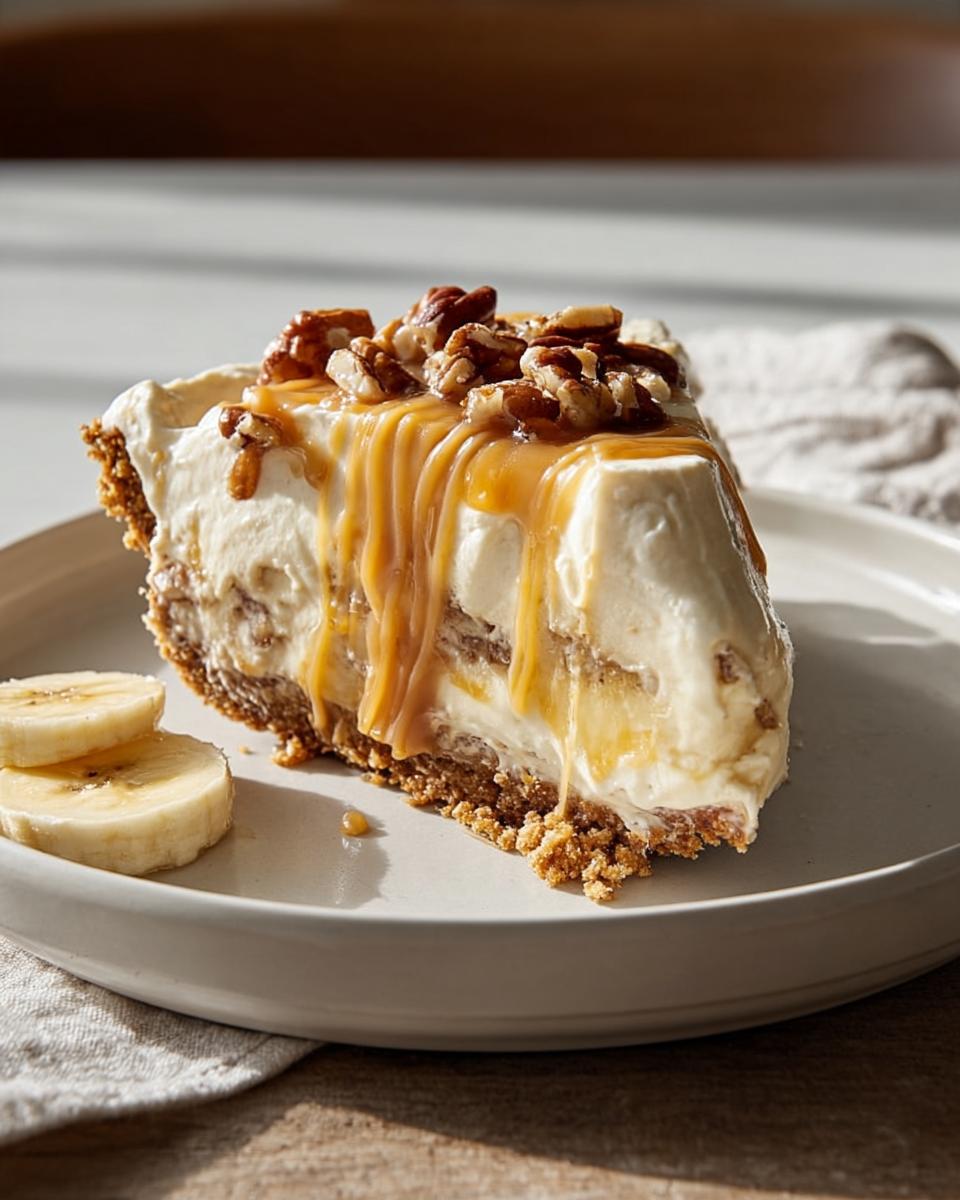 Ultimate 20-Minute No-Bake Banana Caramel Pecan Pie 3 No-Bake Banana Caramel Pecan Pie - detail 1