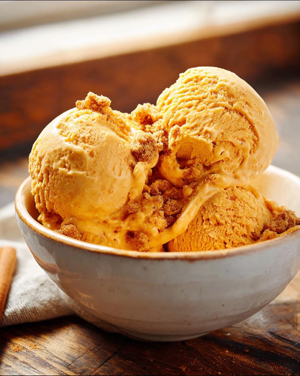 10-Minute Creamy Pumpkin Ice Cream Recipe 3 Pumpkin Ice Cream - detail 1