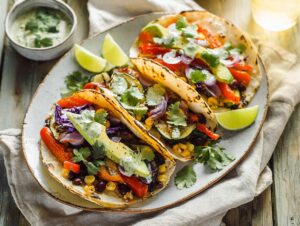 Sheet Pan Roasted Veggie Tacos