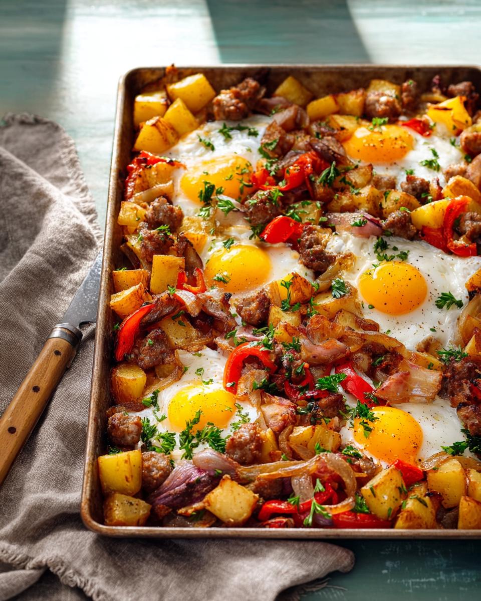 Perfect 1 Pan Sheet Pan Sausage Breakfast Hash 3 Sheet Pan Sausage Breakfast Hash - detail 1
