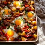 Perfect 1 Pan Sheet Pan Sausage Breakfast Hash 4 Sheet Pan Sausage Breakfast Hash