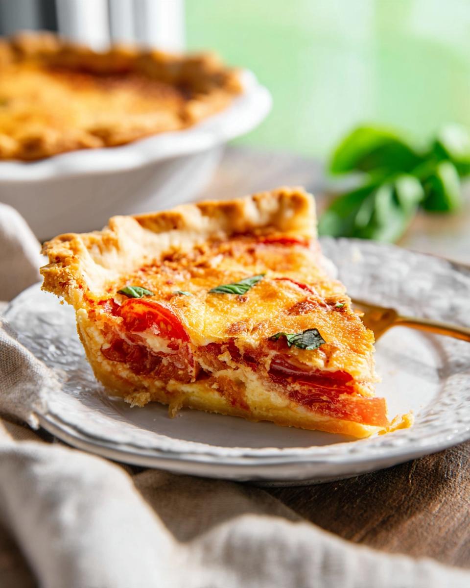 Southern Tomato Pie - detail 1