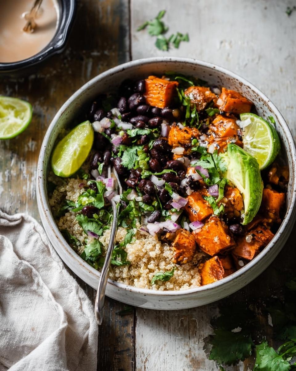 Sweet Potato Black Bean Bowl: 35 Min Weeknight Miracle 3 Sweet Potato Black Bean Bowl - detail 1