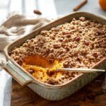 Sweet Potato Casserole with Pecan Oat Streusel: Easy 1-Dish 4 Sweet Potato Casserole with Pecan Oat Streusel
