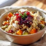 Thanksgiving Grain Bowls with Turkey & Cranberry 1-Bowl 4 Thanksgiving Grain Bowls with Turkey & Cranberry