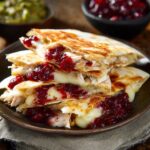 Thanksgiving Quesadillas with Turkey & Cranberry