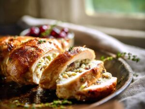 Home 8 Thanksgiving Stuffed Chicken Breast